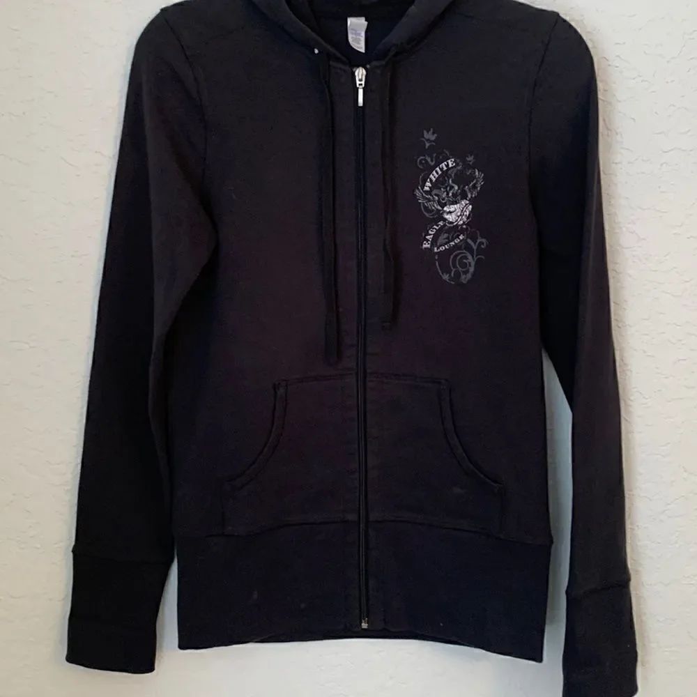 Bella Black Hoodie Sweatshirt Kids Size L